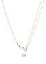 首图 - 点击放大 - BEA BONGIASCA - Baby Vine 9K Gold Crystal Enamel Pendant Necklace