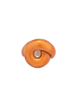 首图 - 点击放大 - BEA BONGIASCA - Tarallo Sterling Silver Enamel Ring — EU 40
