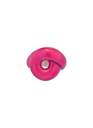 首图 - 点击放大 - BEA BONGIASCA - Tarallo Sterling Silver Enamel Ring — EU 54