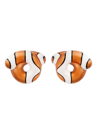 首图 - 点击放大 - BEA BONGIASCA - Tarallo Sterling Silver Enamel Earrings