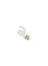 首图 - 点击放大 - BEA BONGIASCA - Mini Loop 9K Gold Diamond Enamel Single Earring