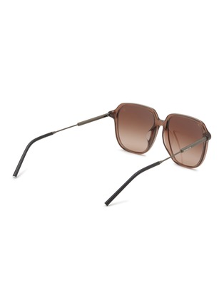 模特儿示范图 - 点击放大 - MONCLER - Cylin Acetate Metal Pilot Sunglasses