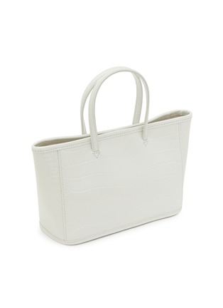 细节 - 点击放大 - NOTHING WRITTEN - Ain Croco Embossed Leather Tote Bag