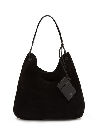 首图 - 点击放大 - NOTHING WRITTEN - Medium Suede Shoulder Hobo Bag