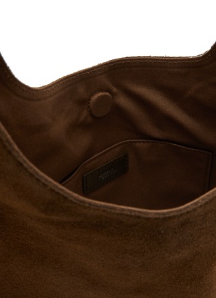 细节 - 点击放大 - NOTHING WRITTEN - Medium Suede Leather Hobo Bag