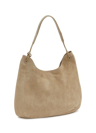 细节 - 点击放大 - NOTHING WRITTEN - Medium Suede Shoulder Hobo Bag