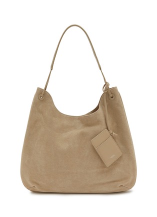 首图 - 点击放大 - NOTHING WRITTEN - Medium Suede Shoulder Hobo Bag