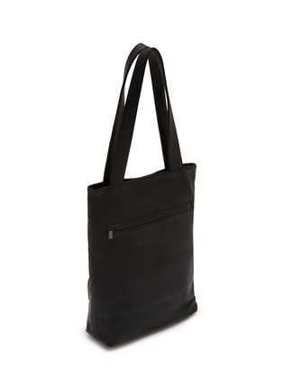 细节 - 点击放大 - DISCORD YOHJI YAMAMOTO BAGS - Small Clasp Leather Tote Bag