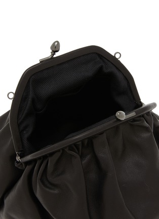 细节 - 点击放大 - DISCORD YOHJI YAMAMOTO BAGS - Clasp Draped Leather Pouch
