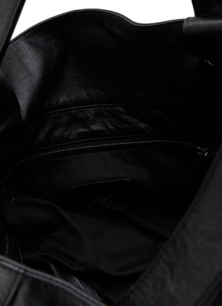 细节 - 点击放大 - DISCORD YOHJI YAMAMOTO BAGS - Ribbon Leather Tote Bag