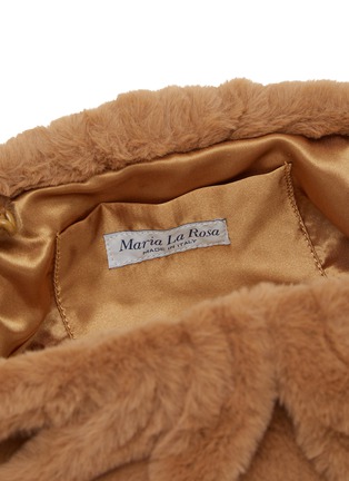 细节 - 点击放大 - MARIA LA ROSA BAGS - Nita Game Faux Fur Clutch