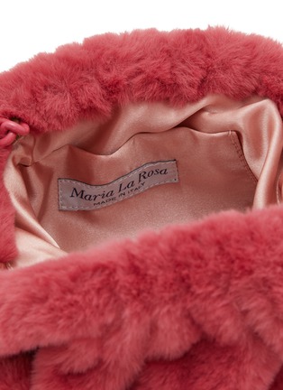 细节 - 点击放大 - MARIA LA ROSA - Mini Nita Game Faux Fur Clutch