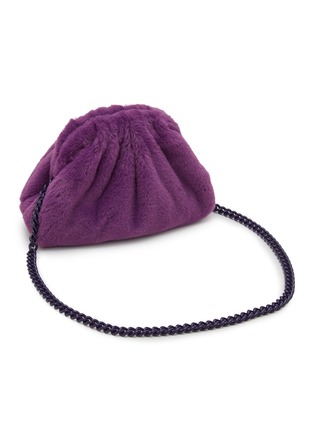 细节 - 点击放大 - MARIA LA ROSA - Mini Nita Game Faux Fur Clutch