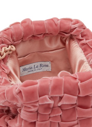 细节 - 点击放大 - MARIA LA ROSA - Mini Game Faux Velvet Clutch