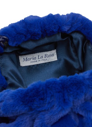 细节 - 点击放大 - MARIA LA ROSA - Mini Game Faux Velvet Clutch