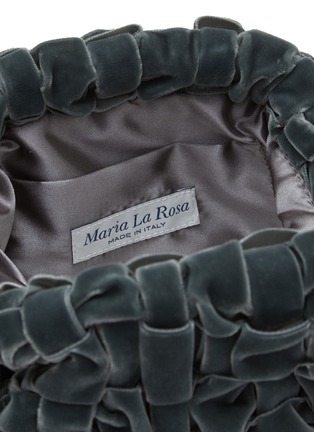 细节 - 点击放大 - MARIA LA ROSA BAGS - Mini Game Faux Velvet Clutch