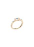 首图 - 点击放大 - BEA BONGIASCA - Big Eye 9K Gold Enamel Crystal Ring — EU 54