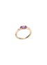 首图 - 点击放大 - BEA BONGIASCA - Big Eye 9K Gold Enamel Amethyst Ring — EU 50