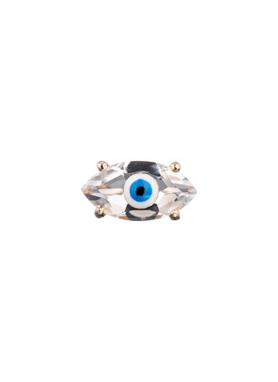 首图 - 点击放大 - BEA BONGIASCA - Big Eye 9K Gold Enamel Crystal Single Earring