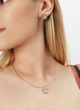细节 - 点击放大 - BEA BONGIASCA - 9K Gold Topaz Pendant Necklace