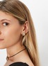 细节 - 点击放大 - BEA BONGIASCA - 9K Gold Crystal Stud Earrings
