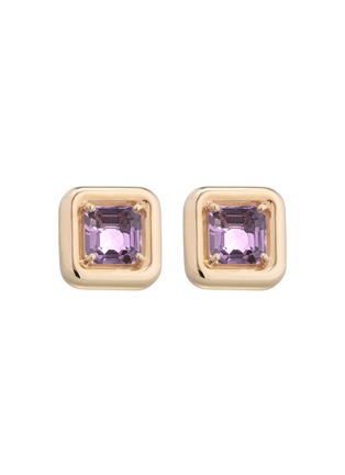 首图 - 点击放大 - BEA BONGIASCA - 9K Gold Amethyst Stud Earrings