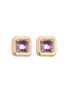 首图 - 点击放大 - BEA BONGIASCA - 9K Gold Amethyst Stud Earrings