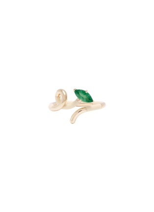 首图 - 点击放大 - BEA BONGIASCA - B Multicolour 9K Gold Enamel Emerald Ring — EU 54
