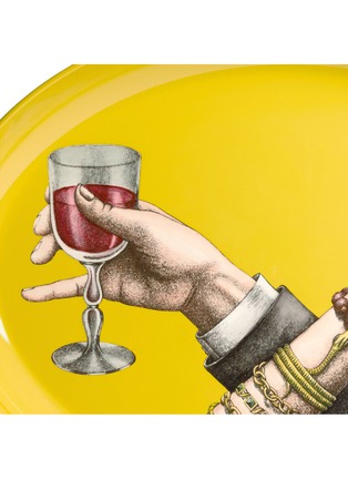 细节 –点击放大 - FORNASETTI - Brindidi Iron Oval Tray