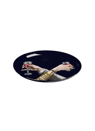 细节 –点击放大 - FORNASETTI - Brindidi Iron Oval Tray