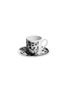 首图 –点击放大 - FORNASETTI - High Fidelity Pois Porcelain Coffee Cup And Saucer