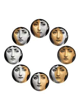 首图 –点击放大 - FORNASETTI - Tema E Variazioni Plate — Set Of 8