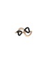 首图 - 点击放大 - BEA BONGIASCA - Double Heart 9K Gold Enamel Ring — EU 54