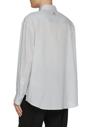 背面 - 点击放大 - WOOYOUNGMI - Logo Embroidered Striped Shirt