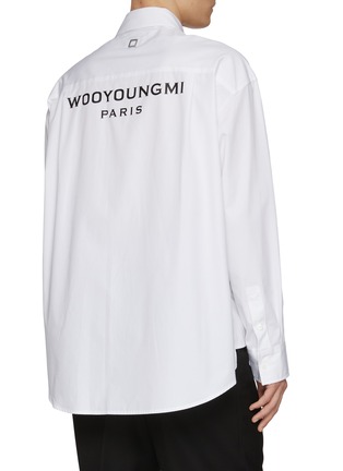 背面 - 点击放大 - WOOYOUNGMI - 拼贴口袋纯棉衬衫