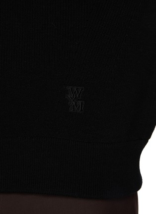  - WOOYOUNGMI - 拉链领针织 POLO 衫
