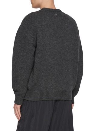 背面 - 点击放大 - WOOYOUNGMI - Floral Jacquard Wool Knit Sweater