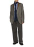 模特儿示范图 - 点击放大 - KOLOR - Layered Shawl Lapel Wool Blend Blazer