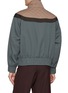 背面 - 点击放大 - KOLOR - High Neck Quilted Panel Wool Jacket