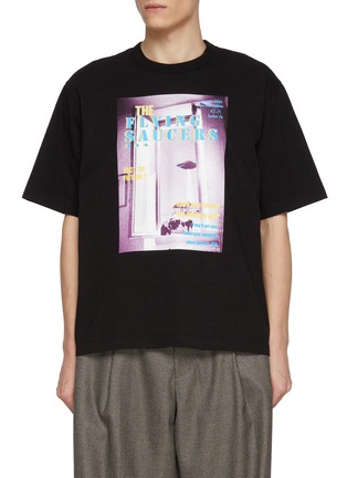 首图 - 点击放大 - KOLOR - The Flying Saucer Cotton T-Shirt
