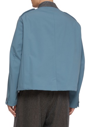 背面 - 点击放大 - KOLOR - Concelaed Placket Stand Collar Blazer