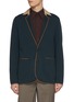 首图 - 点击放大 - KOLOR - Single Breasted Contrast Collar Wool Blazer