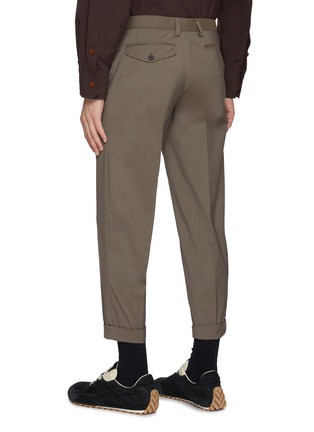背面 - 点击放大 - KOLOR - Straight Leg Single Pleated Pants