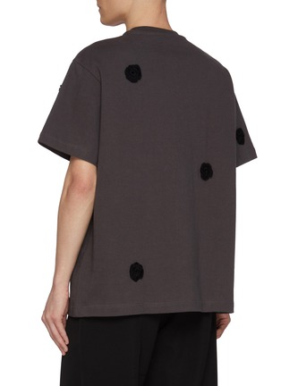 背面 - 点击放大 - SONG FOR THE MUTE - Soft Roots Daisy Appliqué Cotton Jersey T-Shirt