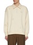 首图 - 点击放大 - SONG FOR THE MUTE - Daisy Crochet Quarter Zipped Soft Terry Cotton Pullover