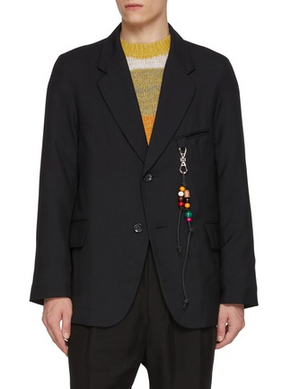 首图 - 点击放大 - SONG FOR THE MUTE - Beaded Rope Gabardine Blazer