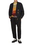 模特儿示范图 - 点击放大 - SONG FOR THE MUTE - Beaded Rope Gabardine Blazer