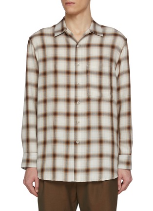 首图 - 点击放大 - SONG FOR THE MUTE - Ombre Shadow Chequered Shirt
