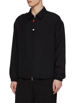 细节 - 点击放大 - SONG FOR THE MUTE - Bandana Cotton Gabrdine Coach Jacket