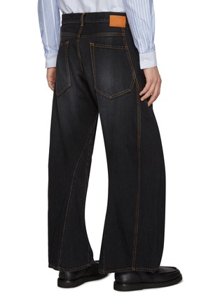 背面 - 点击放大 - KHOKI - Barrel Leg Denim Pants
